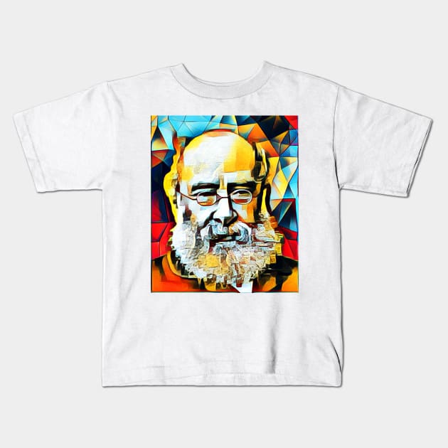 Anthony Trollope Portrait | Anthony Trollope Abstract Artwork 13 Kids T-Shirt by JustLit